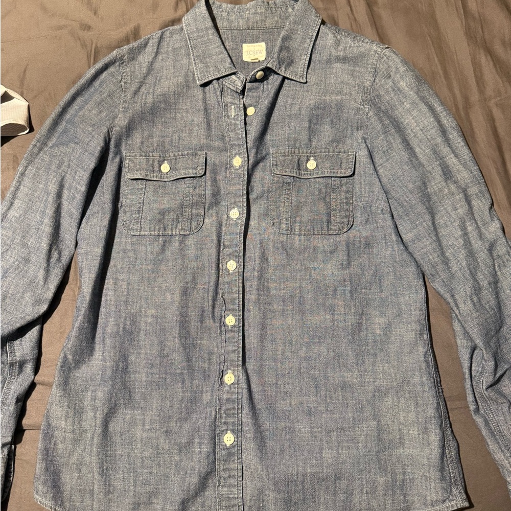 J. Crew Blue Button Down Shirt